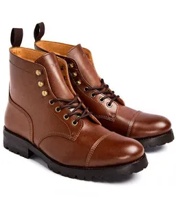 Will's Vegan Shop Will's Vegan Shop Arbeitsstiefel Kastanie Damen – Produktbild 1 von 1