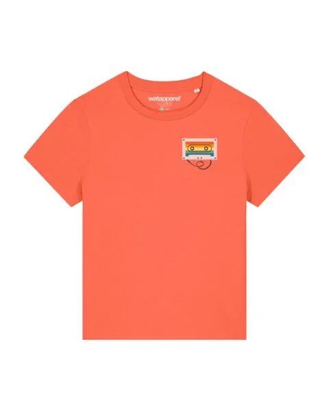watapparel watapparel T-Shirt Frauen Rainbow Cassette, Fiesta, – Produktbild 1 von 4