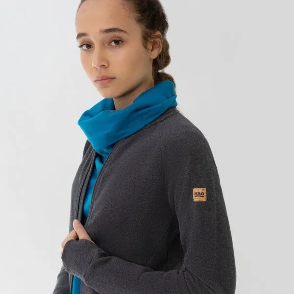 TAO Sportswear TAO Sportswear Damen Sweatjacke INGA mit Stehkragen aus Bio-Baumwolle – Produktbild 2 von 4
