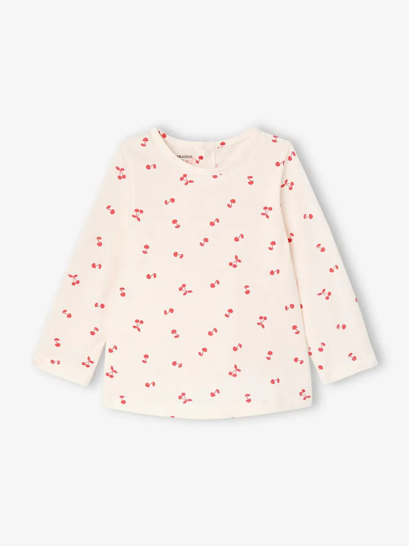 Vertbaudet 3er-Pack Mädchen Shirts, Wollweiß, – Produktbild 4 von 4