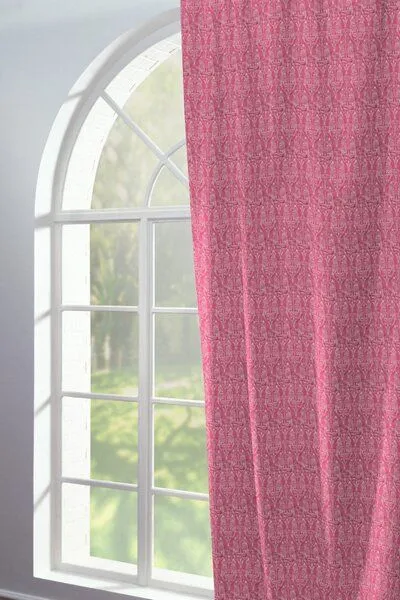 Nature by Adam Nature by Adam Vorhang aus 100% Bio-Baumwolle - Made in Germany - Little Parrot, Pink, – Produktbild 4 von 7