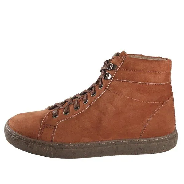 Fairticken Fairticken Veganer Winter-Sneaker MERCOL mit Fütterung, Cognac (braun), – Produktbild 3 von 4