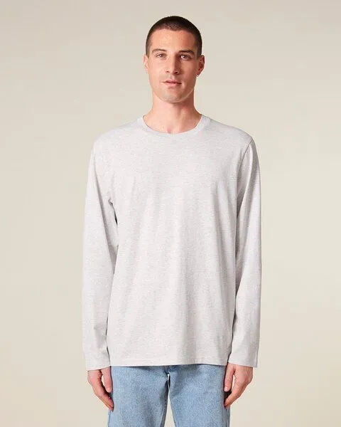 YTWOO YTWOO 3er Pack Unisex Basic Langarmshirts aus Bio-Baumwolle | Longsleeve | verschiedene Farbkombi | Mehrfachpack, Weiß, – Produktbild 2 von 3