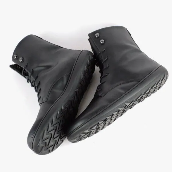 SORBAS SORBAS VAEY Barefoot 7 Vegane Barfußstiefel gefüttert, Schwarz, – Produktbild 1 von 4