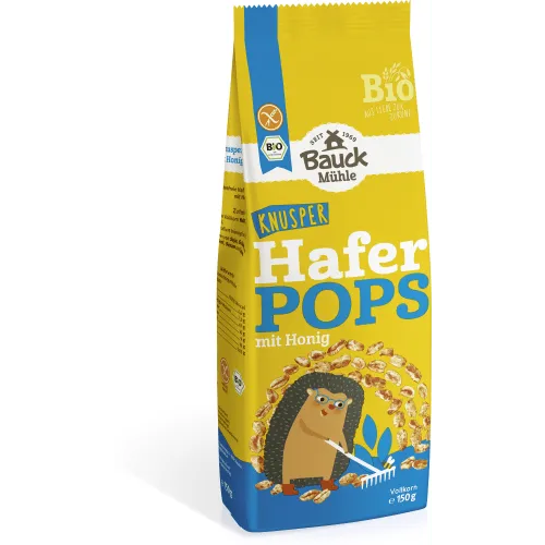 Bauckhof Haferpops mit Honig, glutenfrei – Produktbild 1 von 2