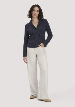 hessnatur hessnatur Jeans ALVA Wide Leg UNDYED aus Bio-Baumwolle mit TENCEL Lyocell – Produktbild 1 von 1