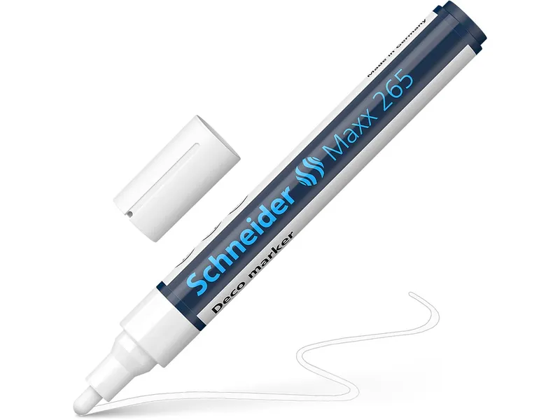 Schneider Schneider Kreidemarker "Maxx 265" mit Rundspitze 2-3 mm, Weiß, – Produktbild 1 von 1