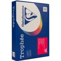 Clairefontaine 500 Blatt Clairfontaine Farbiges Kopierpapier "Trophee" 80 g/m², DIN A4, kirschrot – Produktbild 1 von 1