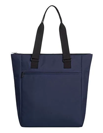 Halfar Halfar Einkaufstasche/Kühltasche aus recyceltem Polyester 33 x 40 x 15 cm, Navy, – Produktbild 1 von 1