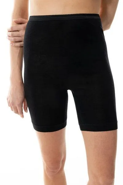 mey Mey Merino Panty Unterhose mit langem Bein "Exquisite", Schwarz, – Produktbild 1 von 3