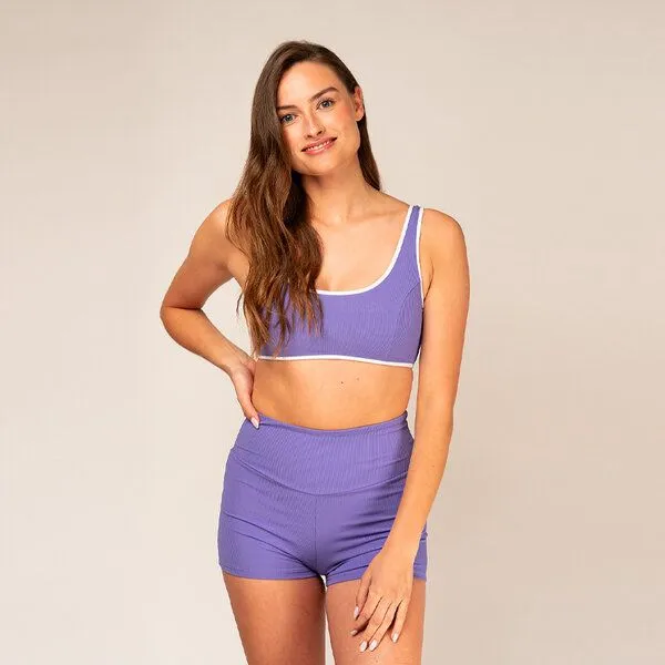 Woodlike Ocean Woodlike Ocean Shorties - lila, Lila, – Produktbild 2 von 4