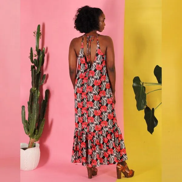 ManduTrap ManduTrap Volantkleid Saram mit Blumenmuster – Produktbild 3 von 4