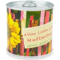 MacFlowers MacFlowers Muttertags Blumengrüße - Dosenblume mit Sonnenblume – Produktbild 1 von 1
