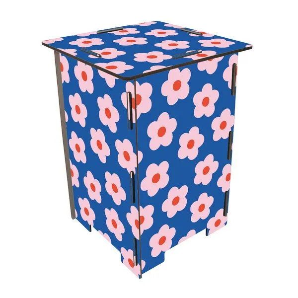 WERKHAUS WERKHAUS Photohocker - Große Blumen – Produktbild 1 von 4