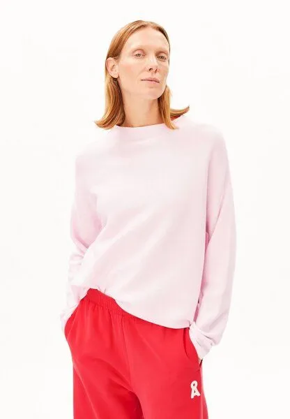 ARMEDANGELS ARMEDANGELS MERINAA Damen Pullover aus Bio-Baumwolle, Pink mist, – Produktbild 1 von 4