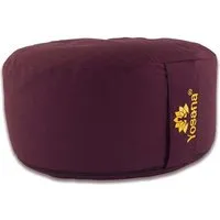 Yosana Yosana Yogakissen XL, 35cm rund, Meditationskissen mit Deutscher Bio-Dinkelspelzen Füllung, Violett, – Produktbild 1 von 1