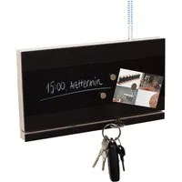 klotzaufklotz klotzaufklotz Schlüsselbrett Linoleum, Schwarz, – Produktbild 1 von 1
