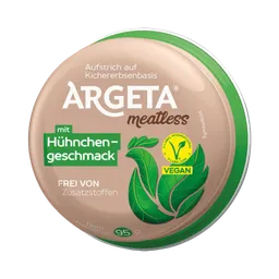 Argeta Argeta meatless mit Hühnchengeschmack, Aufstrich auf Kichererbsenbasis, vegan, 95g – Produktbild 1 von 1