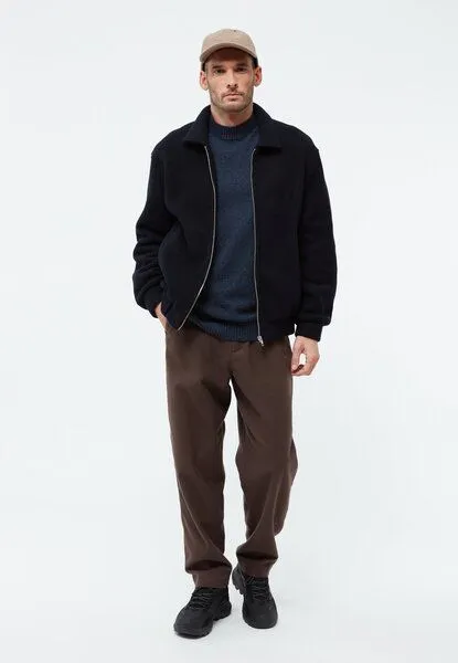 Givn Berlin Givn Berlin Bomberjacke GBDAVID aus Wolle - Dark Blue, Dark blue, – Produktbild 4 von 4