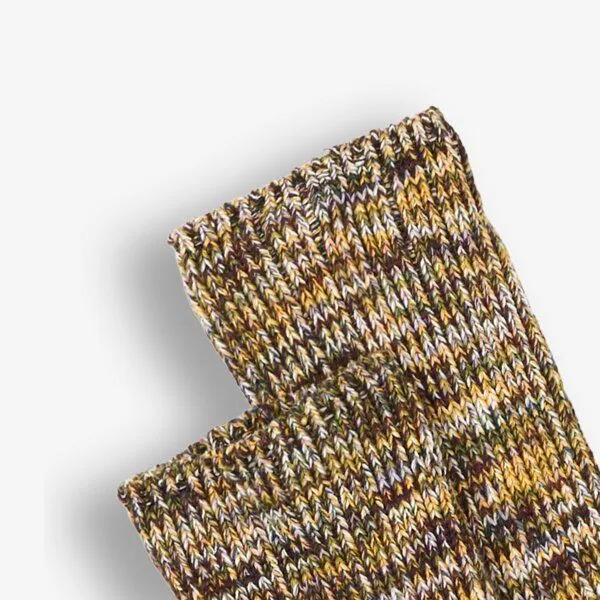 Living Crafts Living Crafts Socken - LOVIS, Autumn mouline (gelb), – Produktbild 2 von 3