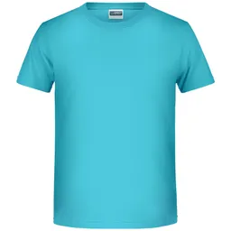 James & Nicholson James & Nicholson T-Shirt für Jungen in klassischer Form 8008B Gr. M-122/128 pacific – Produktbild 1 von 1