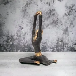 Moogoo Creative Africa Moogoo Creative Africa Bronze-Skulptur Yoga "Barbara" | by Hamidou | Unikate – Produktbild 1 von 1