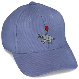 LIGARTI Bestickte Cord Cap – Tuffi der Elefant – LIGARTI Tiermanufaktur – Produktbild 1 von 1