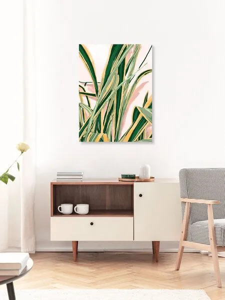 Photocircle Photocircle Poster / Leinwandbild - Blush Botanical Unfolding – Produktbild 3 von 4