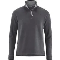 HempAge HempAge Herren Sweatware Troyer Hanf/Bio-Baumwolle, Anthrazit, – Produktbild 1 von 2