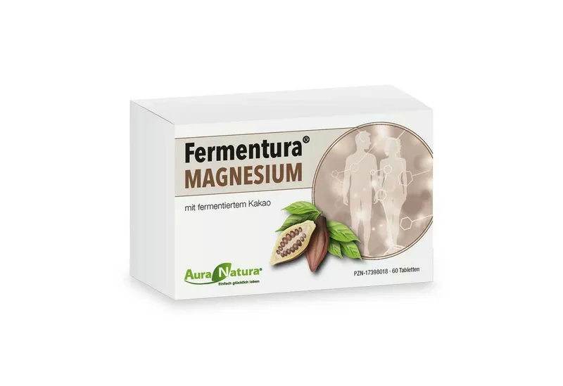 Aura Natura Fermentura Magnesium 3-fach Magnesium Komplex Tabletten Kapseln – Produktbild 1 von 5
