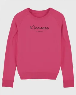 Human Family Human Family Bio Damen Sweatshirt - Feel Kindness - in 4 Farben – Produktbild 1 von 1
