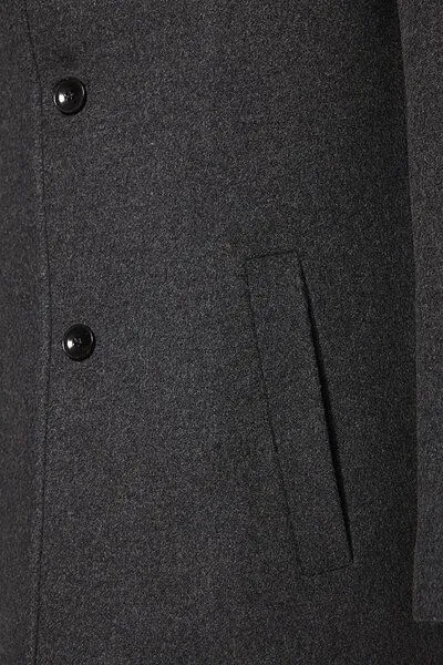 Wunderwerk Wunderwerk Herren Mantel aus Schurwolle "Metro long coat male", Grau (dark grey melange), – Produktbild 4 von 4