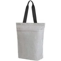 Halfar Halfar Recycelte Einkaufstasche mit Boden und Vortasche mit Reißverschluss – Produktbild 1 von 1