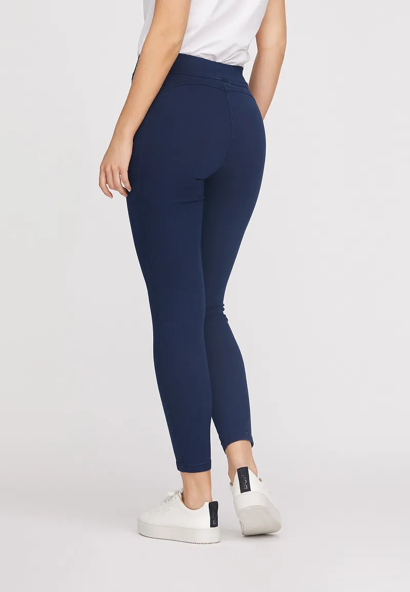 LAURIE LAURIE Damen vegan Serene Slim Sl - Dunkelblauer Denim, Dunkelblau, – Produktbild 1 von 2