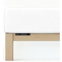Schlafgut Schlafgut Spannbettlaken Soft Contact - 100% Biobaumwolle - wärmend, Full-white, – Produktbild 1 von 1