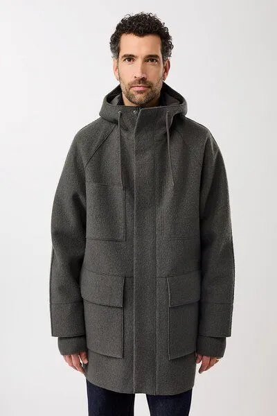 LangerChen LangerChen Parka aus Techno Felt mit großen Taschen, Platinum (grün), – Produktbild 4 von 4