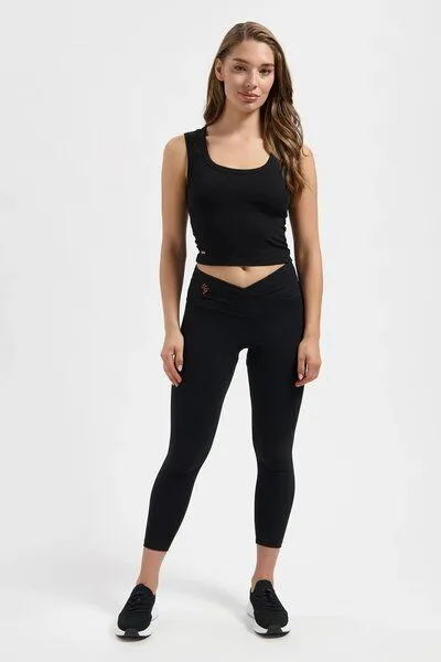 Urban Goddess Urban Goddess Seris Yoga Crop Tank, Onyx black (schwarz), – Produktbild 4 von 4
