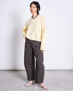JAN N JUNE JAN N JUNE Crewneck Pullover aus Baumwolle HOY – Produktbild 1 von 1