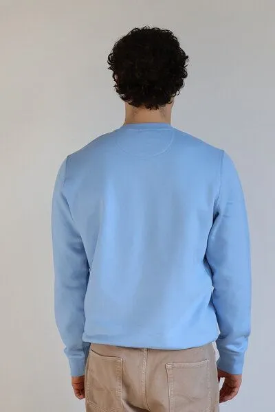 Kultgut Kultgut Biofair - Supersoft Sweatshirt - Pullover / Little Shark, Hellblau, – Produktbild 4 von 4