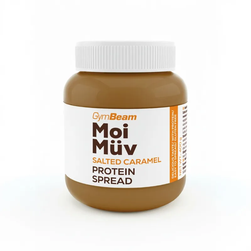 GymBeam Food GymBeam MoiMüv Proteinaufstrich 400 g Salted Caramel – Produktbild 1 von 1