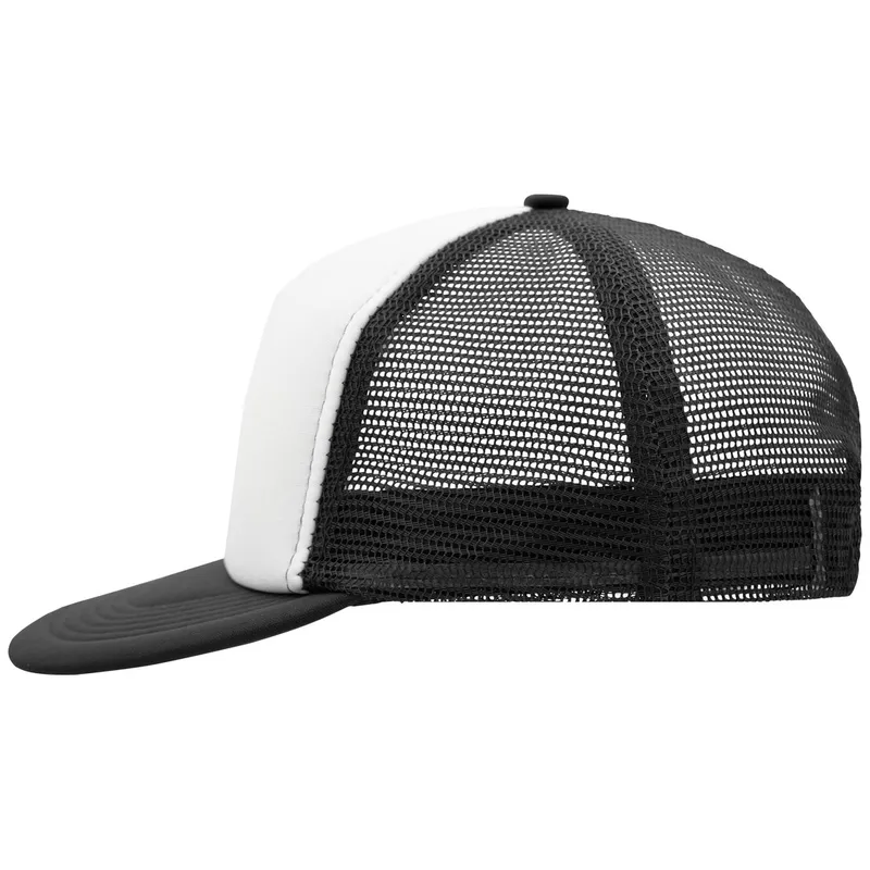Myrtle Beach myrtle beach 5 Panel Mesh Cap mit flachem Schild MB6207 Gr. one size white/black – Produktbild 1 von 1