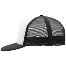Myrtle Beach myrtle beach 5 Panel Mesh Cap mit flachem Schild MB6207 Gr. one size white/black – Produktbild 1 von 1