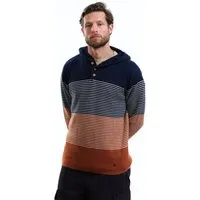 Gary Mash GARY MASH Strickpullover Edmundston mit Kapuze aus Biobaumwolle, Mehrfarbig, – Produktbild 1 von 1