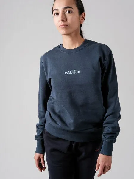 FANTASTIC REALITY STUDIOS Fantastic Reality Studios Pacific Sweatshirt – Bio-Baumwolle, Unisex, Blau, – Produktbild 3 von 4