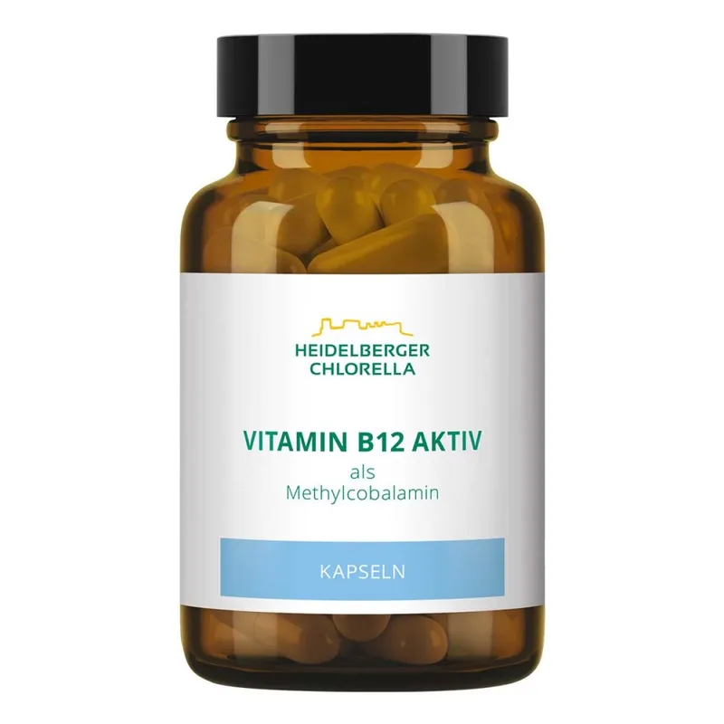 Heidelberger Chlorella Heidelberger Chlorella Vitamin B12 aktiv Methylcobalamin Kapseln – Produktbild 1 von 1