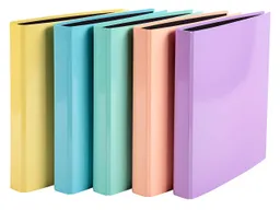 Exacompta 10 Exacompta Ringbücher "Aquarel", DIN A4, 2 Ringen in D-Form, sortiert – Produktbild 1 von 1