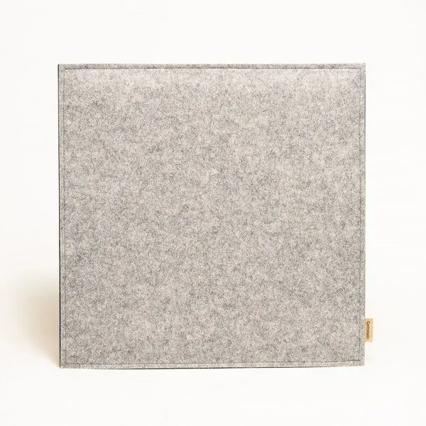 Gottstein GOTTSTEIN® Filz-Sitzkissen eckig aus 100% Schurwolle Ø 35 & 40 cm, Hell-braun, – Produktbild 1 von 4