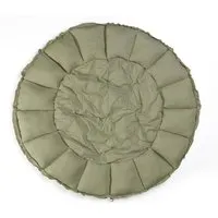 play&go 3-in-1 Krabbeldecke, Nestchen, Aufbewahrung Bio-Baumwolle grün Durchmesser ca. 130 cm – Produktbild 1 von 1