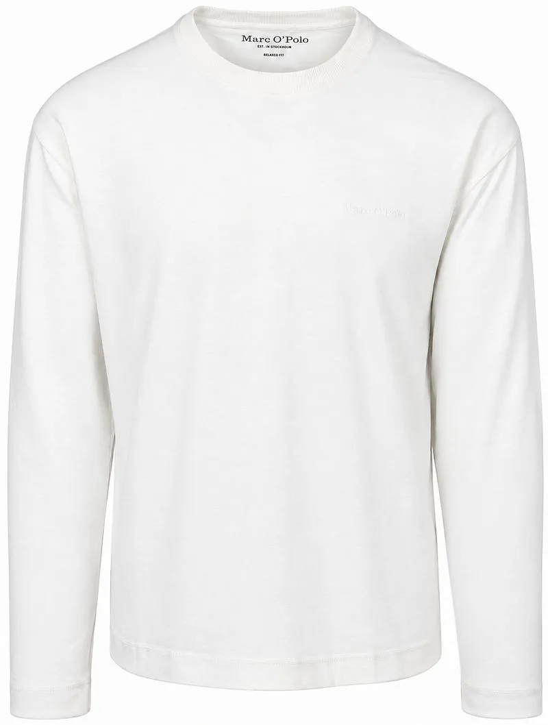 Marc O'Polo Marc O'Polo Heavy Longsleeve Silky White - Größe XXL, Weiß, – Produktbild 2 von 3