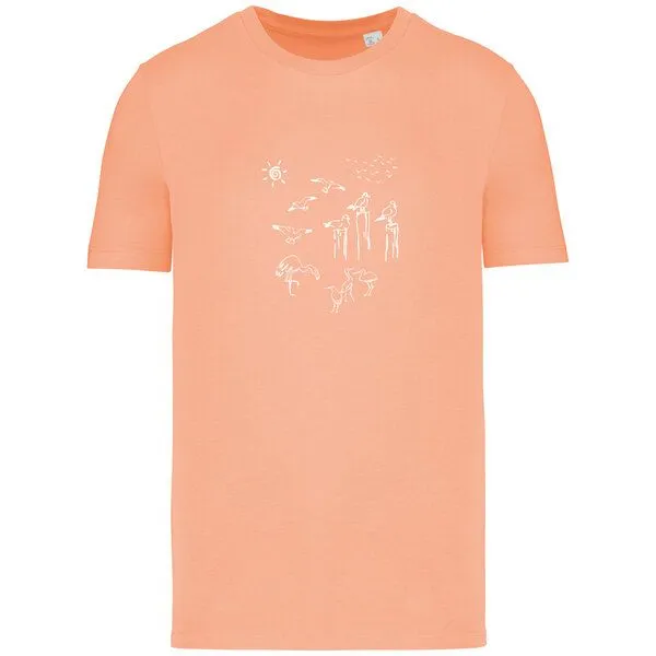 Greenspired Greenspired Basic Bio T-Shirt Nr.4 Coastal Life 155g/m² XXS - 4 XL, Aprikot, – Produktbild 1 von 1